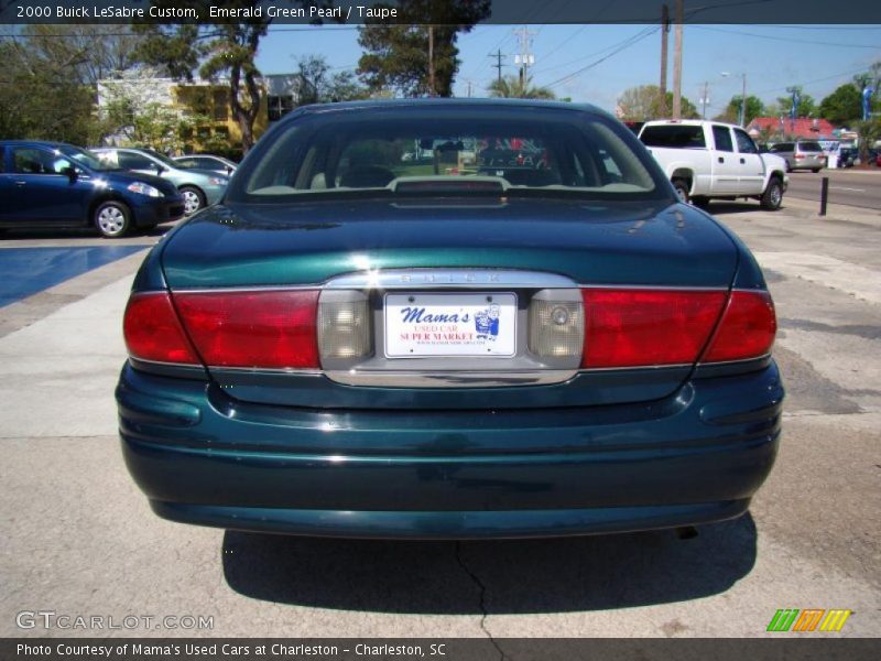 Emerald Green Pearl / Taupe 2000 Buick LeSabre Custom