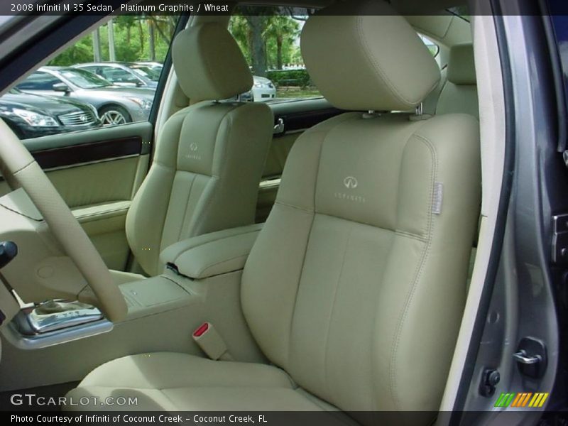 Platinum Graphite / Wheat 2008 Infiniti M 35 Sedan