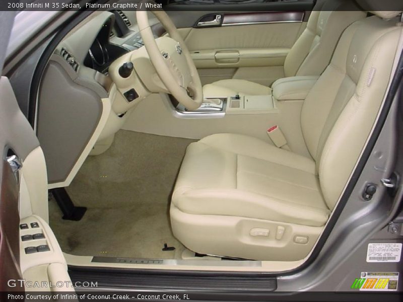 Platinum Graphite / Wheat 2008 Infiniti M 35 Sedan
