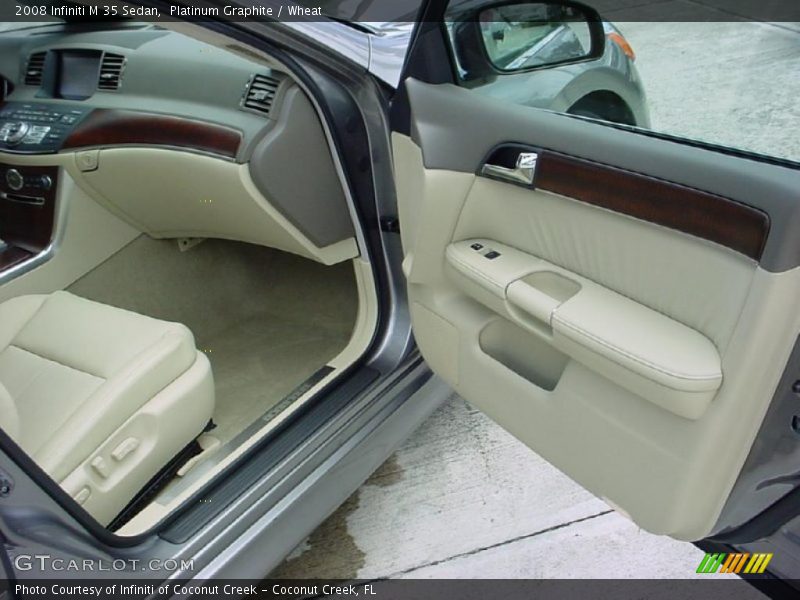 Platinum Graphite / Wheat 2008 Infiniti M 35 Sedan