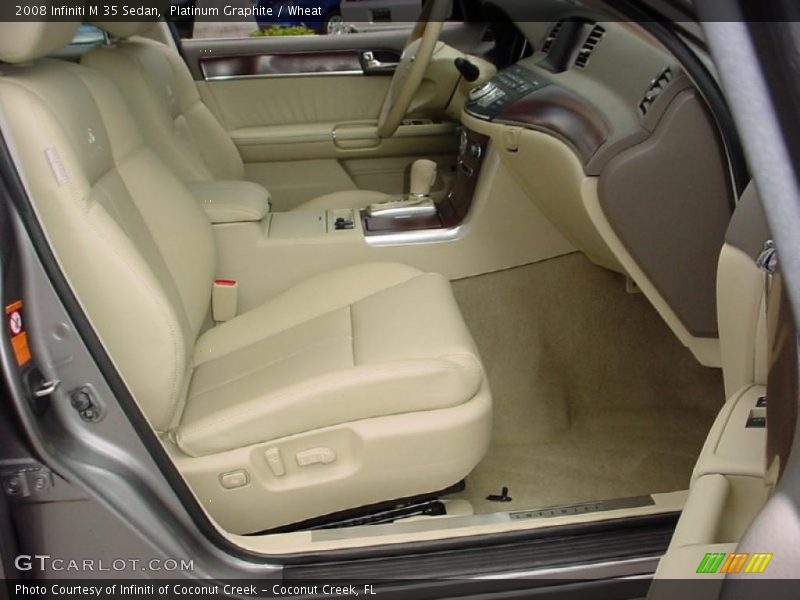 Platinum Graphite / Wheat 2008 Infiniti M 35 Sedan