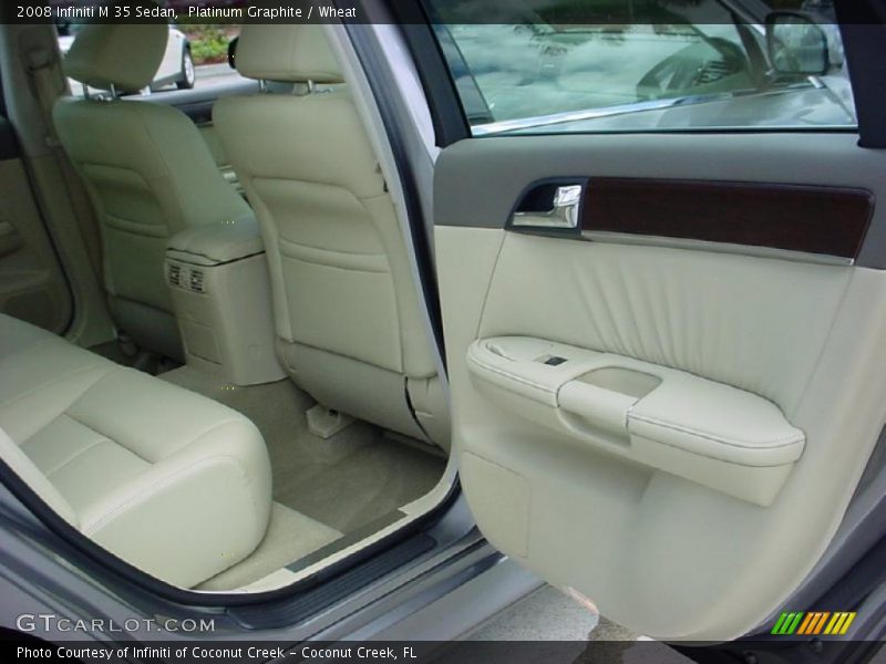 Platinum Graphite / Wheat 2008 Infiniti M 35 Sedan