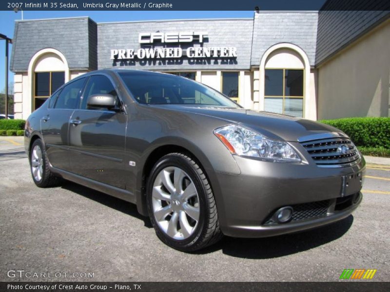 Umbria Gray Metallic / Graphite 2007 Infiniti M 35 Sedan