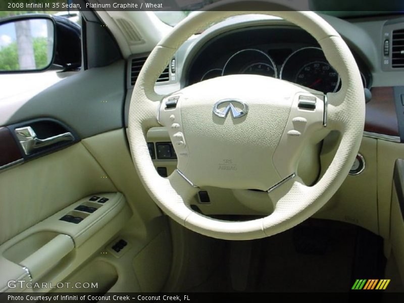 Platinum Graphite / Wheat 2008 Infiniti M 35 Sedan
