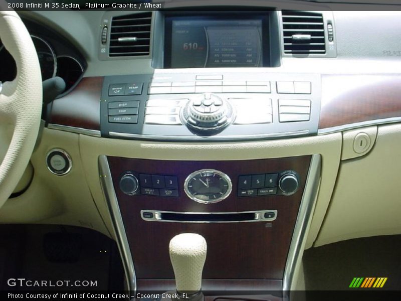 Platinum Graphite / Wheat 2008 Infiniti M 35 Sedan