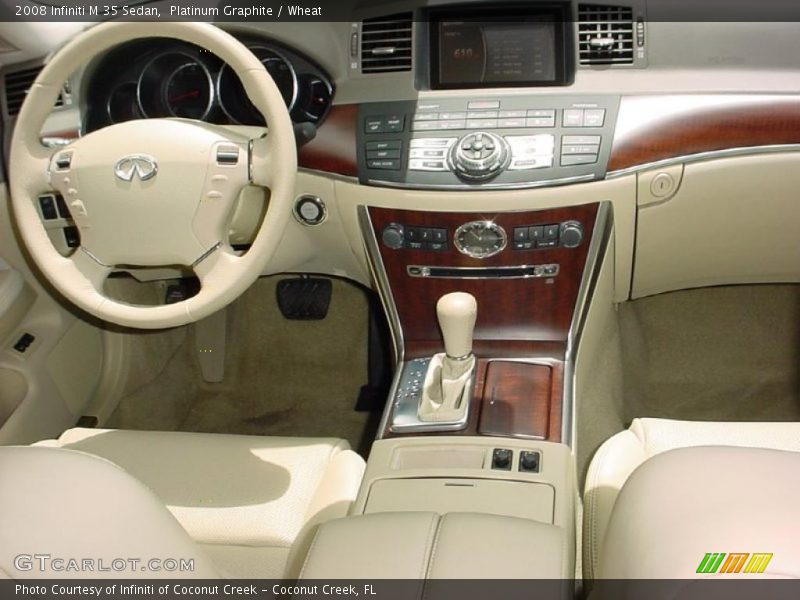 Platinum Graphite / Wheat 2008 Infiniti M 35 Sedan