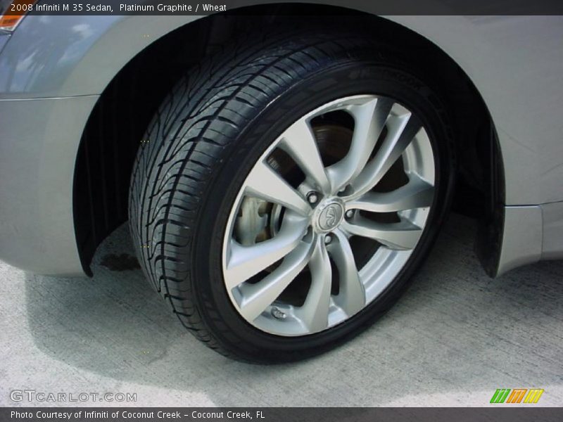 Platinum Graphite / Wheat 2008 Infiniti M 35 Sedan