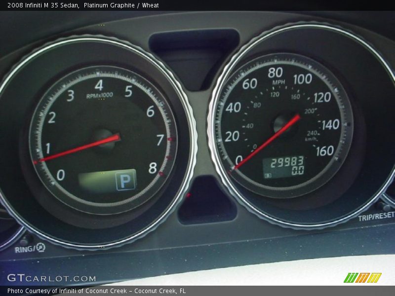 Platinum Graphite / Wheat 2008 Infiniti M 35 Sedan