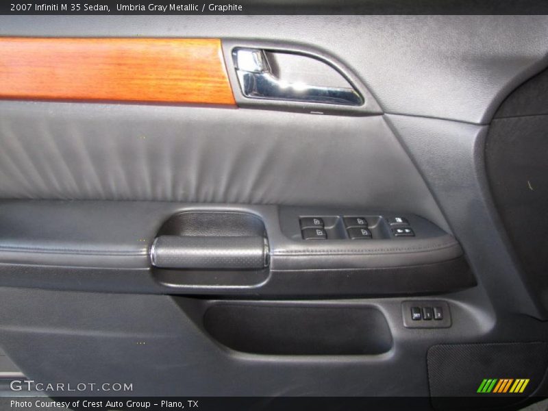 Umbria Gray Metallic / Graphite 2007 Infiniti M 35 Sedan