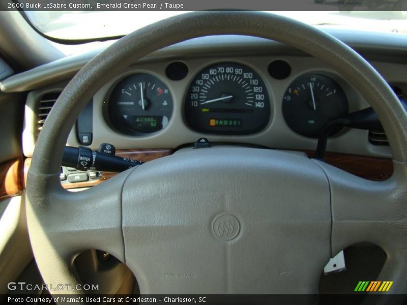 Emerald Green Pearl / Taupe 2000 Buick LeSabre Custom