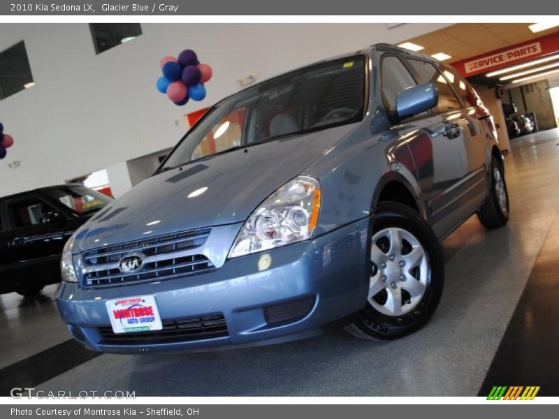 Glacier Blue / Gray 2010 Kia Sedona LX