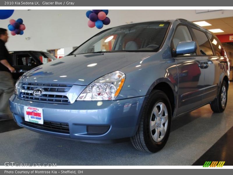 Glacier Blue / Gray 2010 Kia Sedona LX