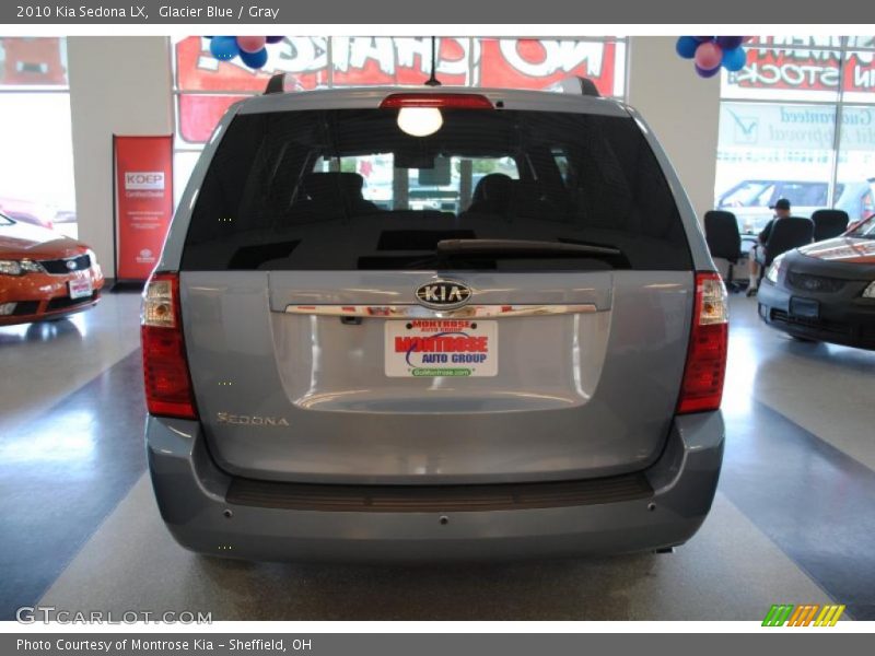 Glacier Blue / Gray 2010 Kia Sedona LX