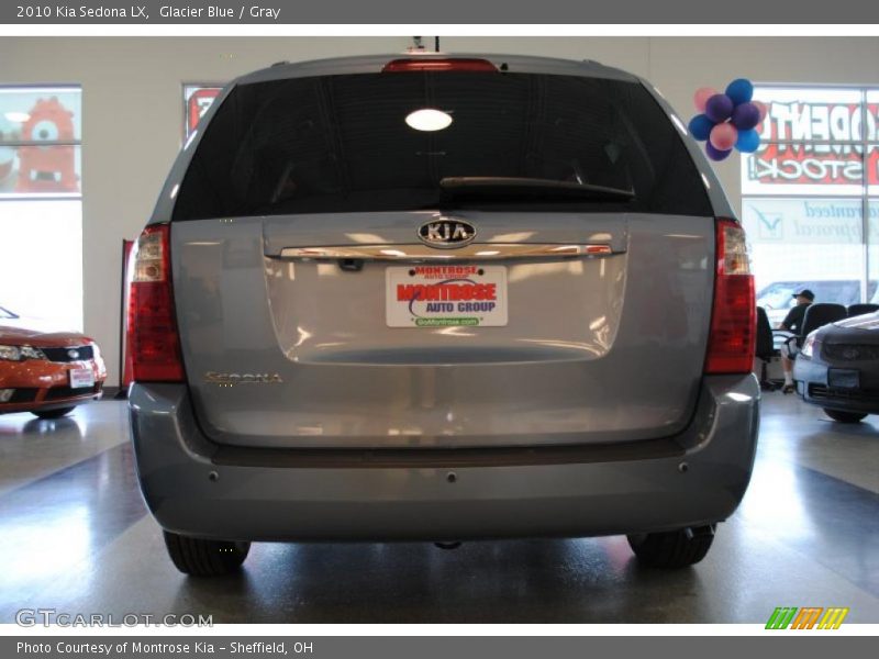 Glacier Blue / Gray 2010 Kia Sedona LX