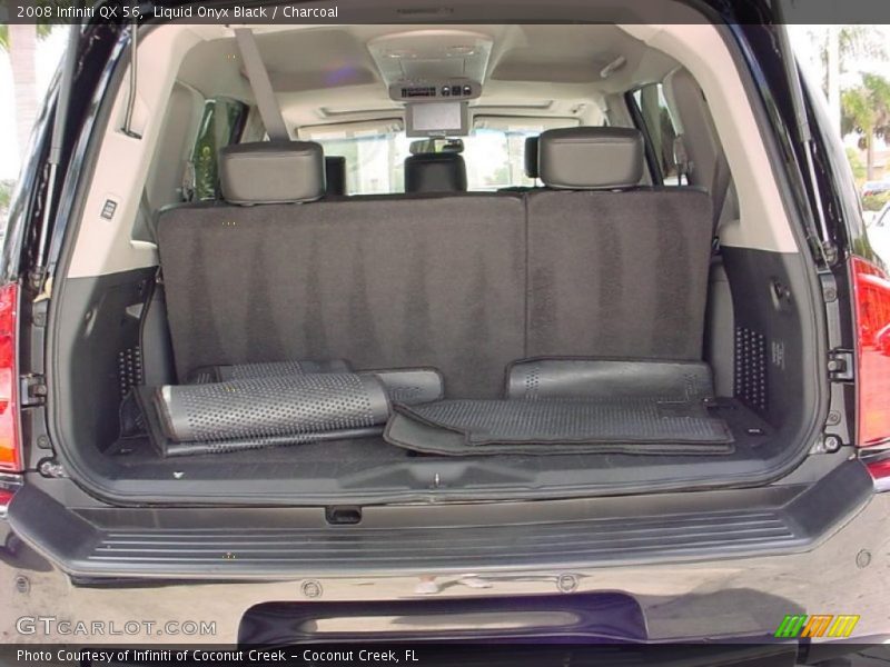 Liquid Onyx Black / Charcoal 2008 Infiniti QX 56