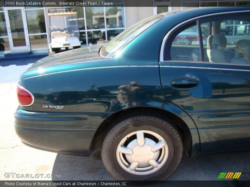 Emerald Green Pearl / Taupe 2000 Buick LeSabre Custom