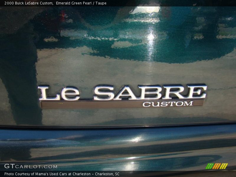 Emerald Green Pearl / Taupe 2000 Buick LeSabre Custom