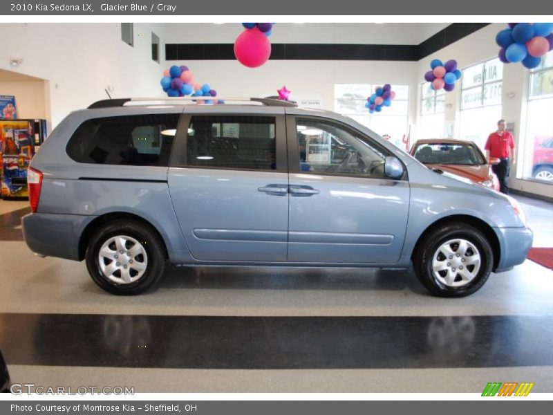 Glacier Blue / Gray 2010 Kia Sedona LX