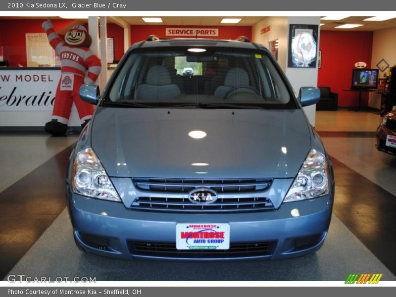 Glacier Blue / Gray 2010 Kia Sedona LX