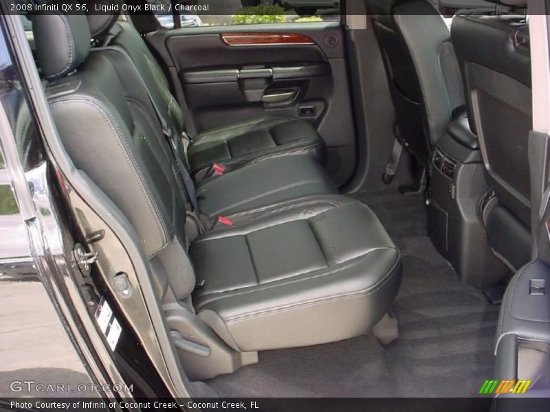 Liquid Onyx Black / Charcoal 2008 Infiniti QX 56