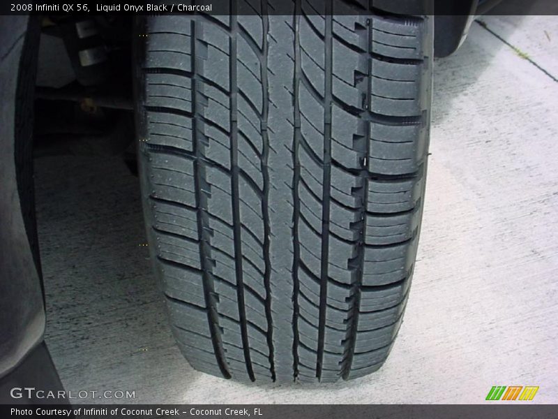 Liquid Onyx Black / Charcoal 2008 Infiniti QX 56