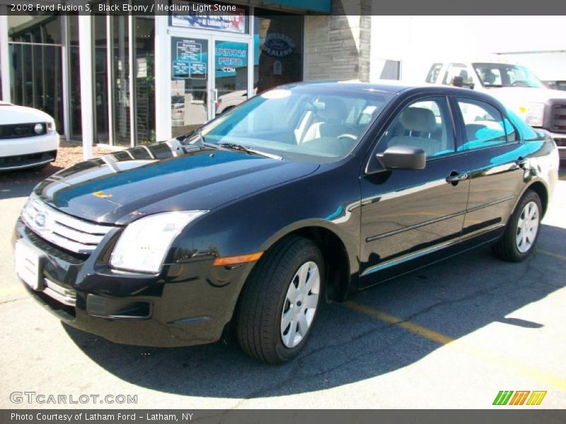 Black Ebony / Medium Light Stone 2008 Ford Fusion S