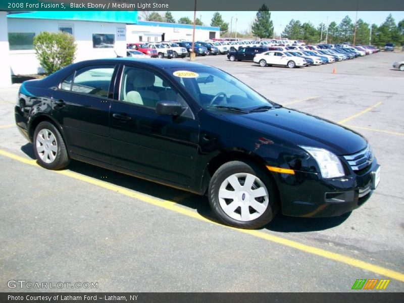 Black Ebony / Medium Light Stone 2008 Ford Fusion S