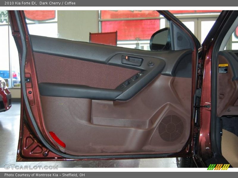 Dark Cherry / Coffee 2010 Kia Forte EX
