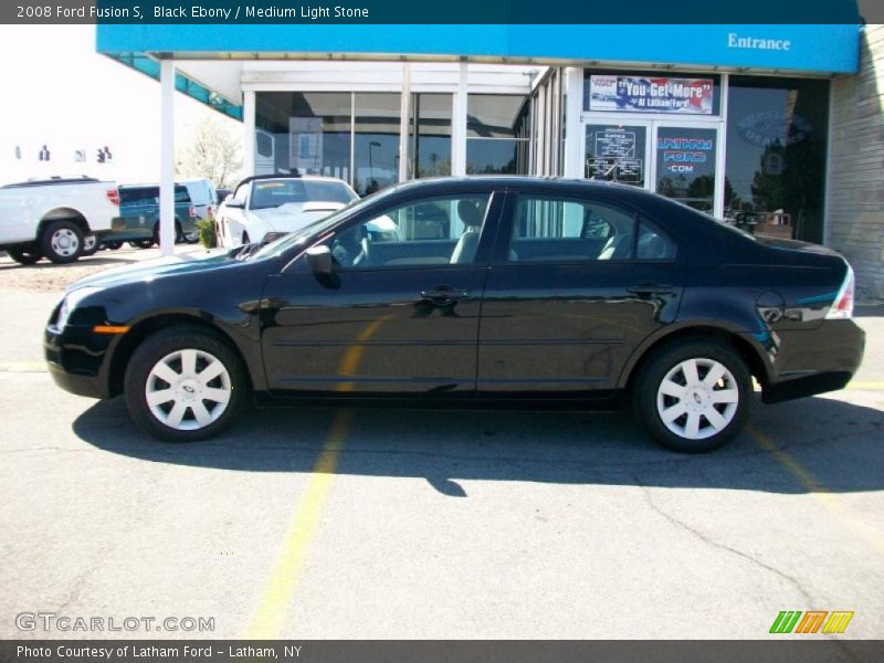 Black Ebony / Medium Light Stone 2008 Ford Fusion S