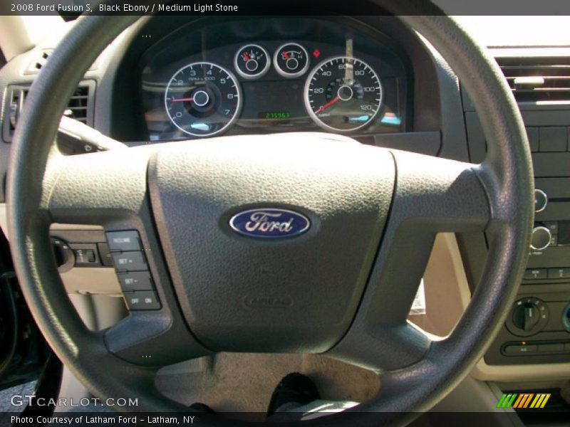 Black Ebony / Medium Light Stone 2008 Ford Fusion S