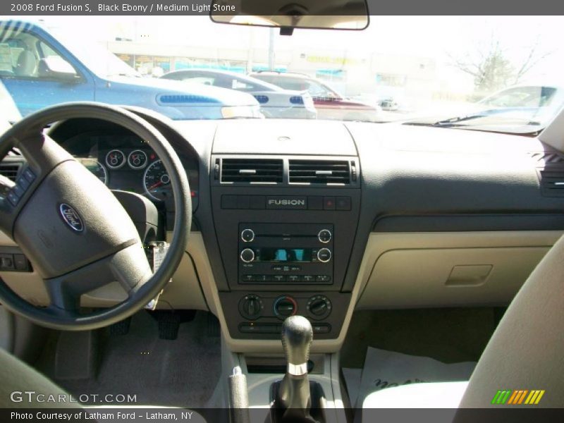 Black Ebony / Medium Light Stone 2008 Ford Fusion S