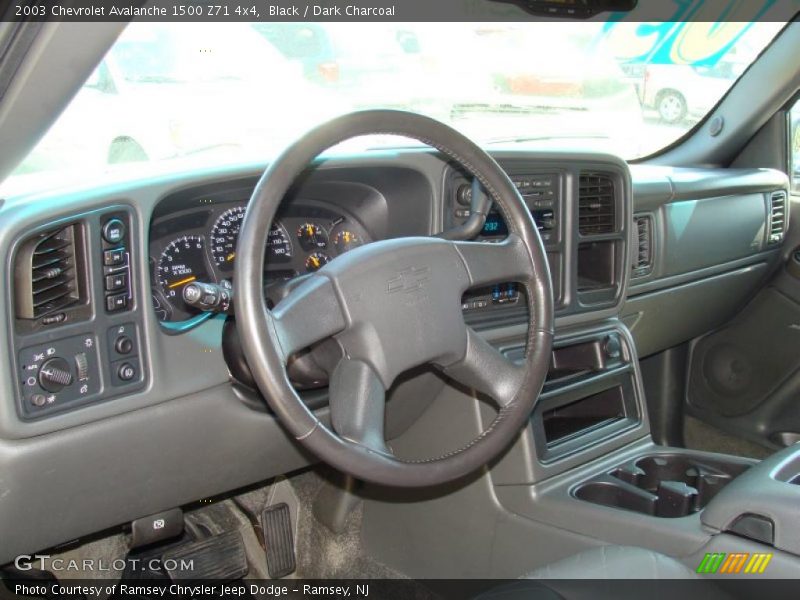 Black / Dark Charcoal 2003 Chevrolet Avalanche 1500 Z71 4x4