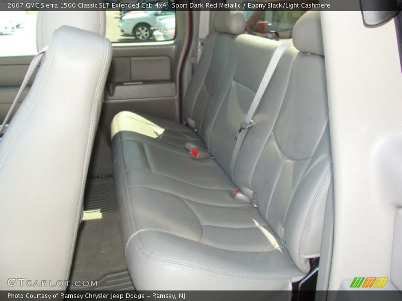 Sport Dark Red Metallic / Ebony Black/Light Cashmere 2007 GMC Sierra 1500 Classic SLT Extended Cab 4x4
