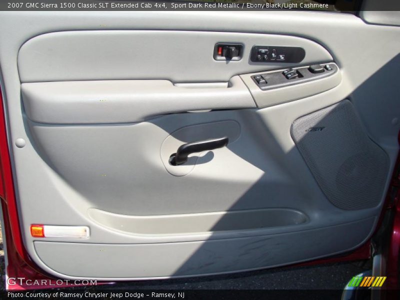 Sport Dark Red Metallic / Ebony Black/Light Cashmere 2007 GMC Sierra 1500 Classic SLT Extended Cab 4x4