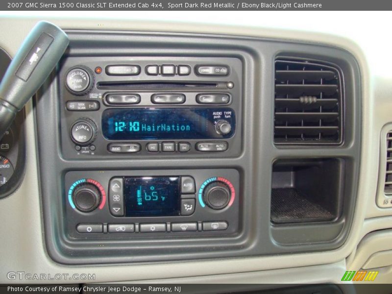 Sport Dark Red Metallic / Ebony Black/Light Cashmere 2007 GMC Sierra 1500 Classic SLT Extended Cab 4x4