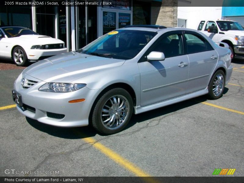 Glacier Silver Metallic / Black 2005 Mazda MAZDA6 i Sedan