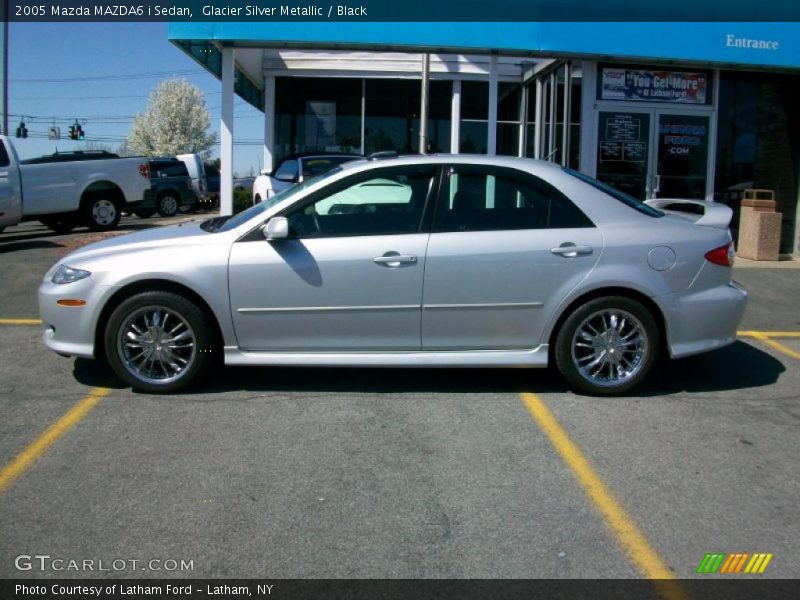 Glacier Silver Metallic / Black 2005 Mazda MAZDA6 i Sedan