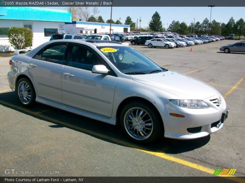 Glacier Silver Metallic / Black 2005 Mazda MAZDA6 i Sedan