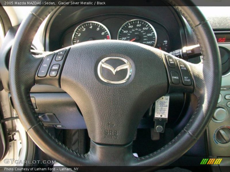 Glacier Silver Metallic / Black 2005 Mazda MAZDA6 i Sedan