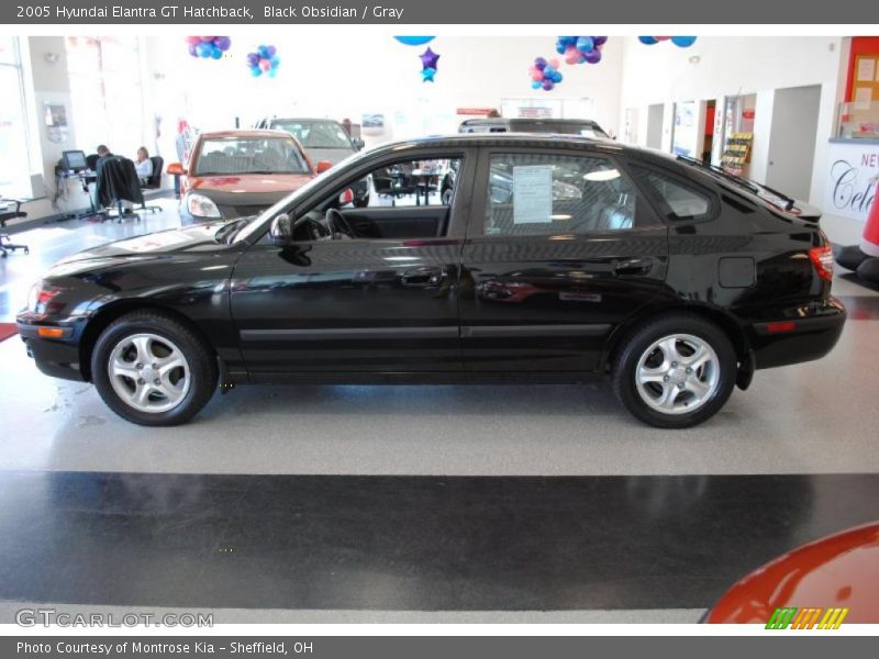 Black Obsidian / Gray 2005 Hyundai Elantra GT Hatchback