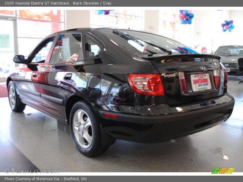 Black Obsidian / Gray 2005 Hyundai Elantra GT Hatchback