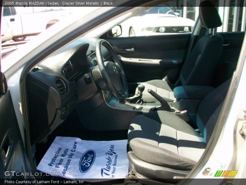 Glacier Silver Metallic / Black 2005 Mazda MAZDA6 i Sedan