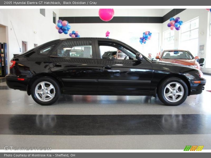 Black Obsidian / Gray 2005 Hyundai Elantra GT Hatchback