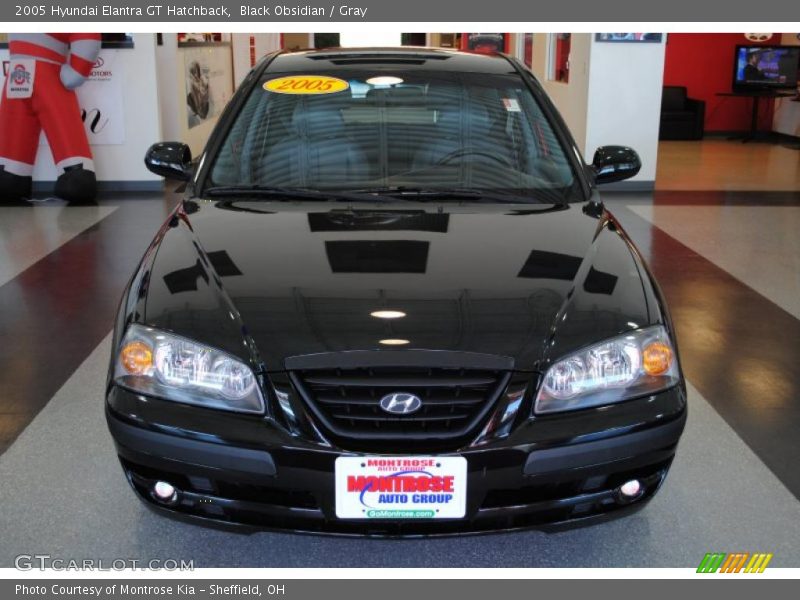 Black Obsidian / Gray 2005 Hyundai Elantra GT Hatchback