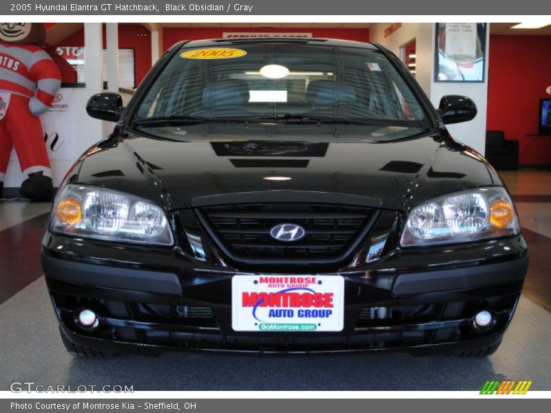 Black Obsidian / Gray 2005 Hyundai Elantra GT Hatchback