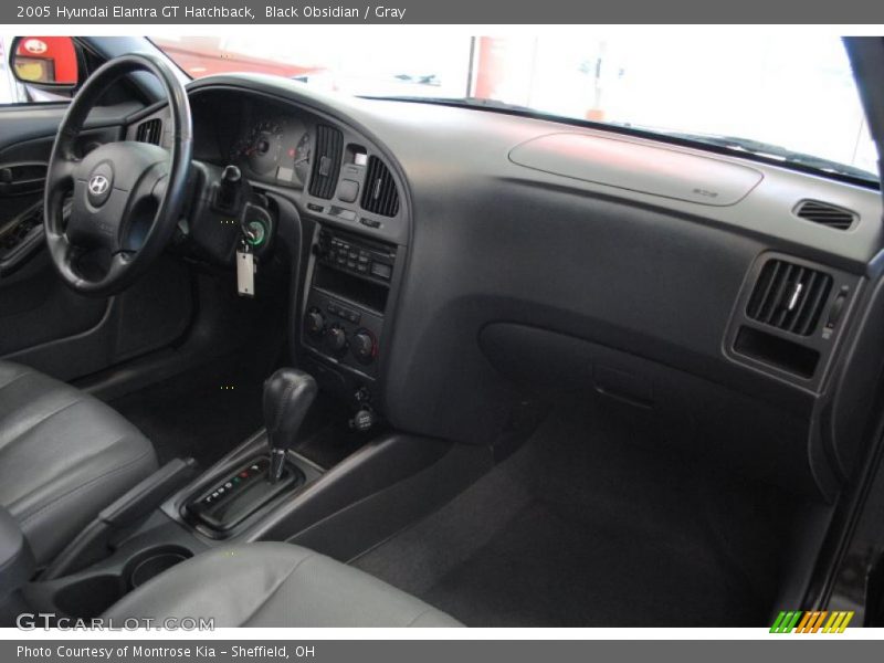 Black Obsidian / Gray 2005 Hyundai Elantra GT Hatchback