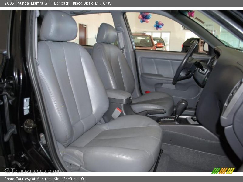 Black Obsidian / Gray 2005 Hyundai Elantra GT Hatchback