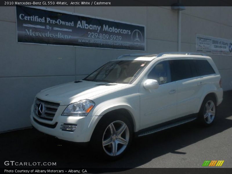 Arctic White / Cashmere 2010 Mercedes-Benz GL 550 4Matic