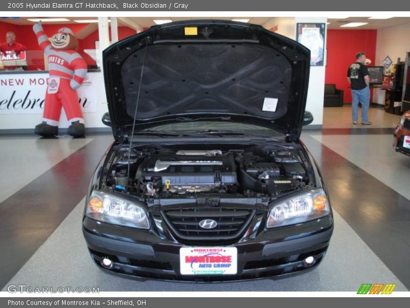 Black Obsidian / Gray 2005 Hyundai Elantra GT Hatchback