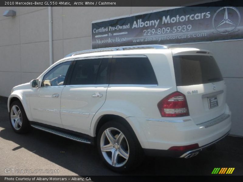 Arctic White / Cashmere 2010 Mercedes-Benz GL 550 4Matic